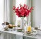 10PCS Red Gladiolus Artificial Flowers Red Flowers Fake Flowers Gladiolus Flowers Silk Flowers 30in Long Stem Flowers